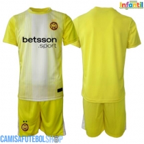 Camisa de time de futebol Inter Milan Goleiro Replicas 2º Equipamento Infantil 2025-26 Manga Curta (+ Calças curtas)